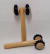 Wooden massage roll with rubber (OEM)